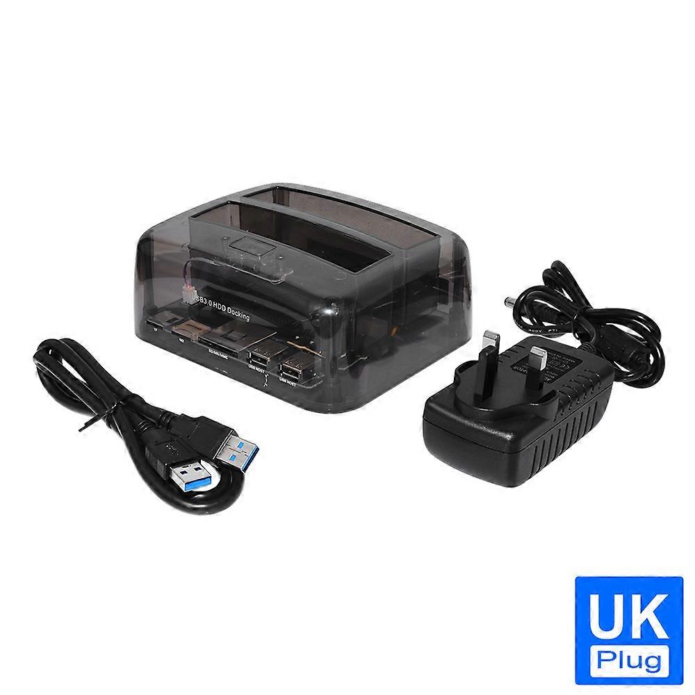DeepFox USB 3.0/Type C to SATA/IDE Hard Drive Docking Station for 2.5inch/3.5inch HDD Enclosure M2 TF SD Slot For TV Laptop