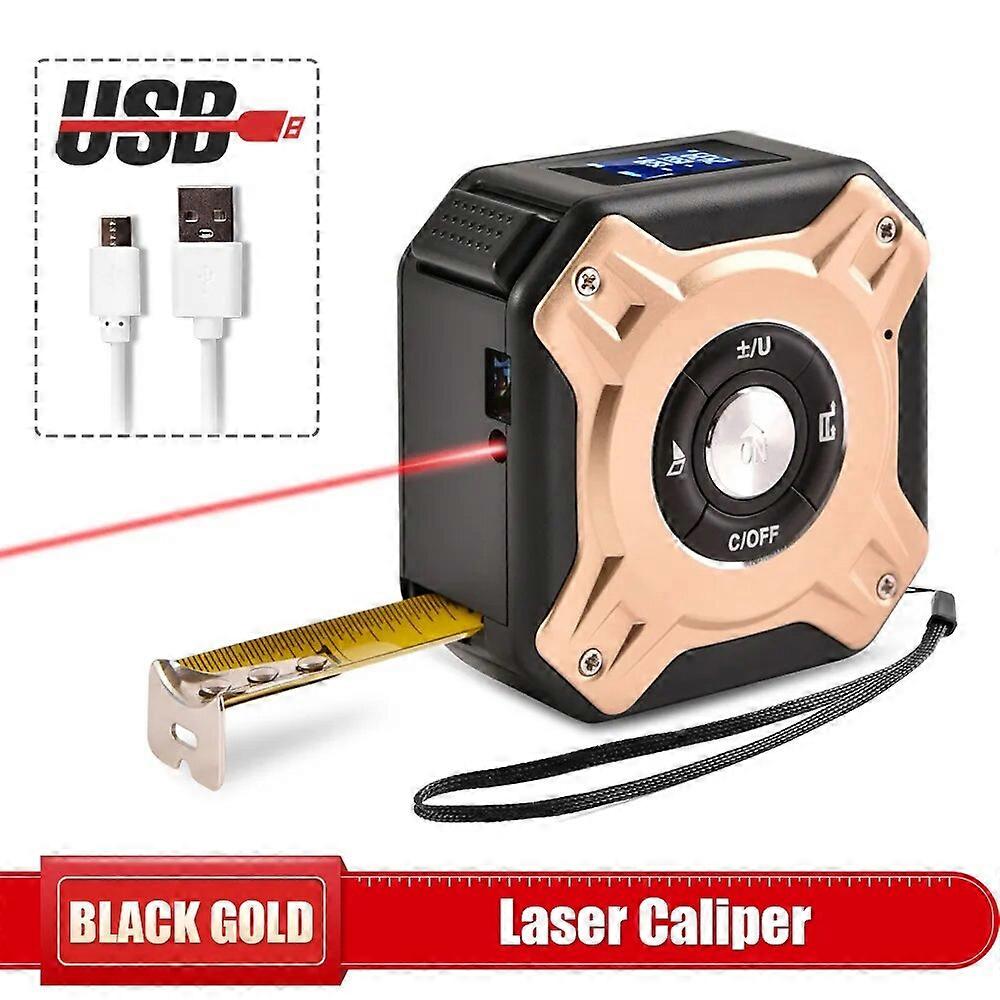 40/50M Laser Tape Measure Distance Meter Stainless Digital Retractable Roll Cord Rangefinder Woodworking Laser Measuring Tool