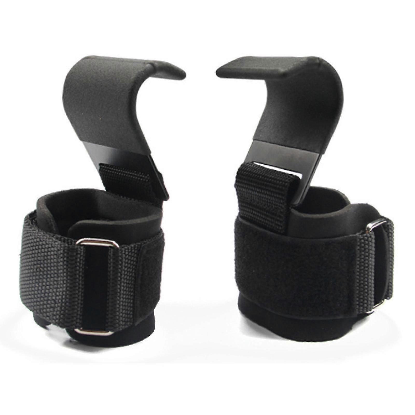 Weight Lifting Hooks, Lifting Hooks for Men/Women, Weightlifting Hooks for Gym, Pull up, Deadlifting, Padded Lifting Wrist Straps