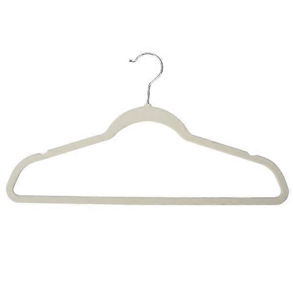 20pcs Basics Slim Velvet Non-Slip Clothes Suit Hangers