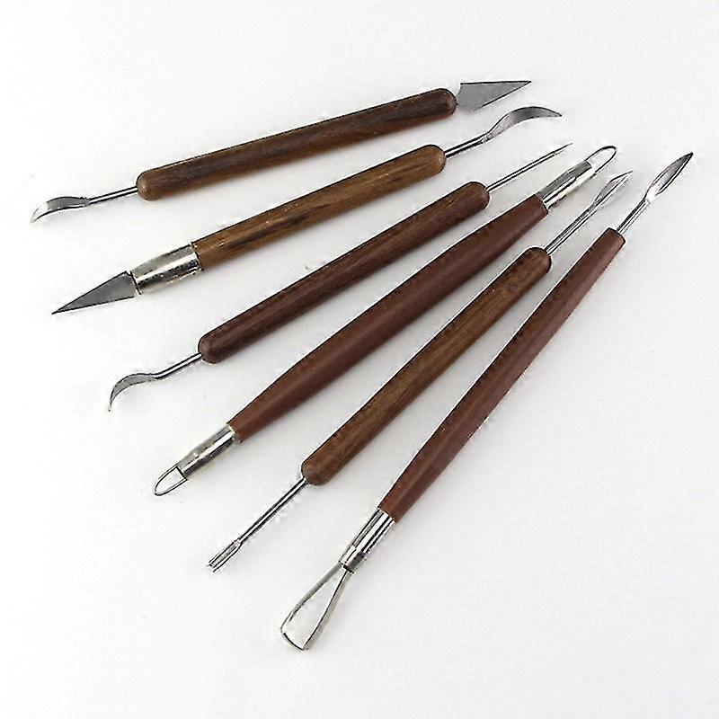 6 Pcs Clay Sculpting Tools Wax Carvers Tools