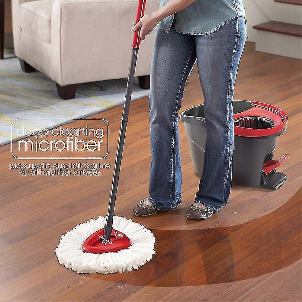 2 balení pro výměnu mopové hlavy Vileda, kompatibilní s hlavami mikrovlákna 2-v-1 Turbo Triangle