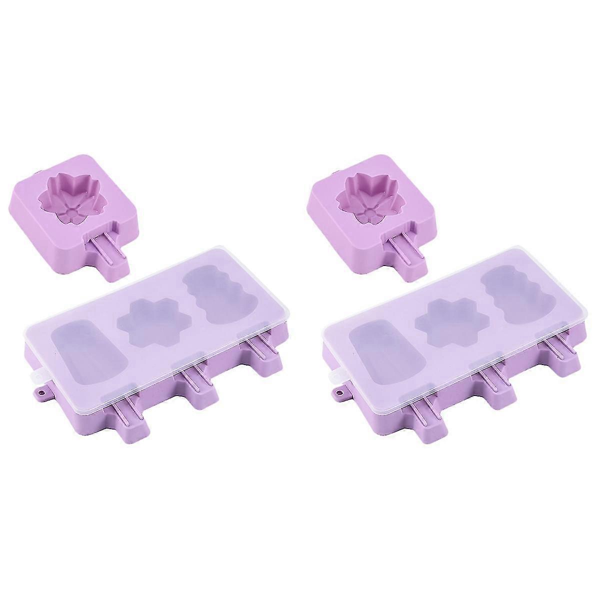 4 Pcs Diy Popsicle Molds Creative Ice Lolly Maker Ice Cream Making Tool