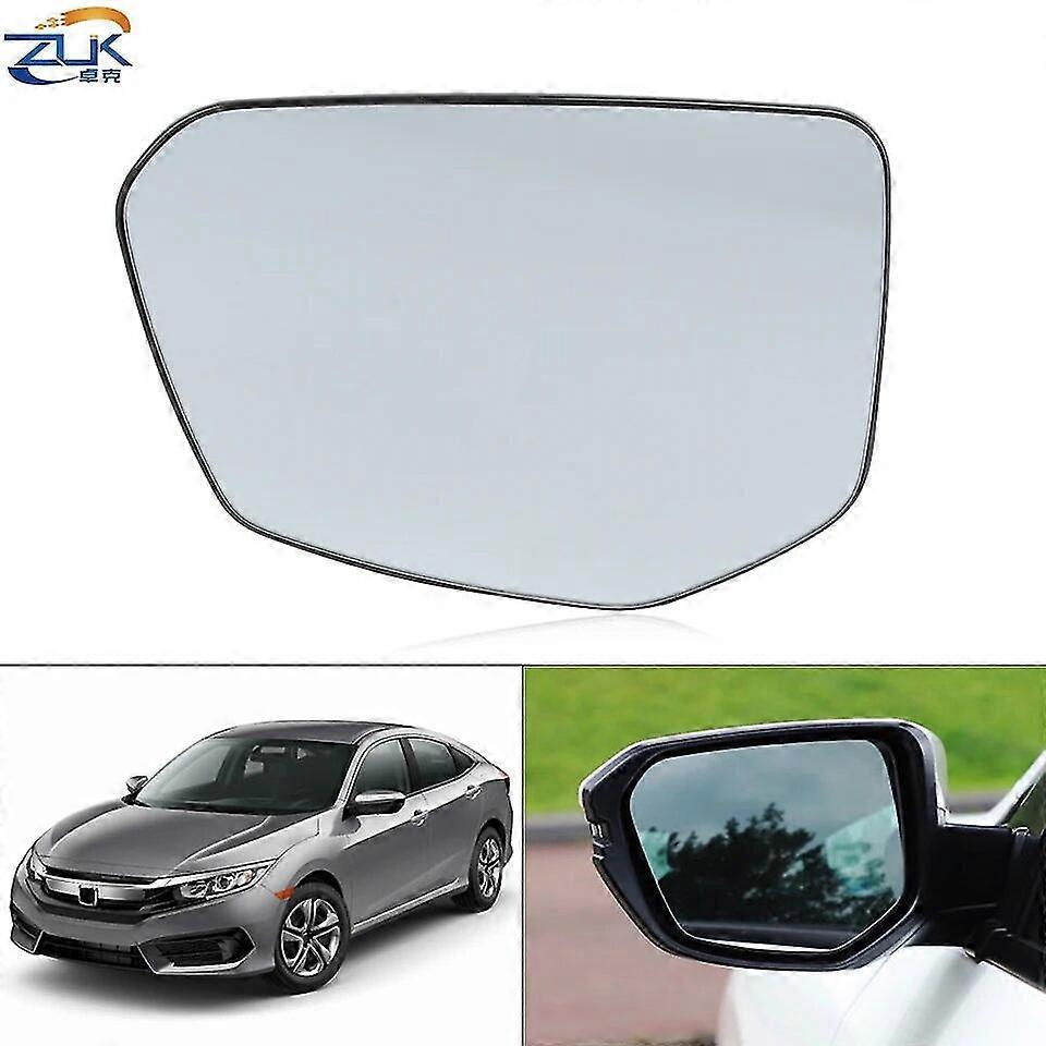 Left Right Outer Rearview Side Mirror Glass Lens For HONDA CIVIC 2016 2017 2018 2019 2020 FC1 FC7 With Heated Function