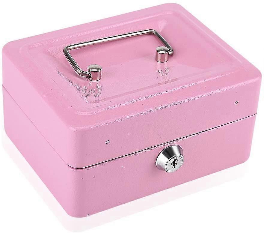 Mini Portable Safe Security Box, Petty Lockable Cash Money Coin Safe Security