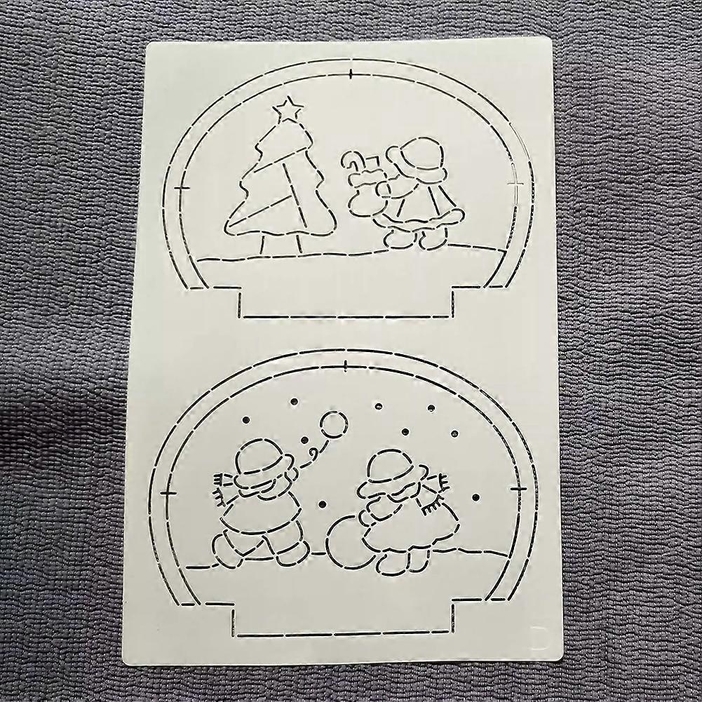 Embroidery Stencil Plastic Patchworks Tool for Embroidery Patchworks Sewing Craft