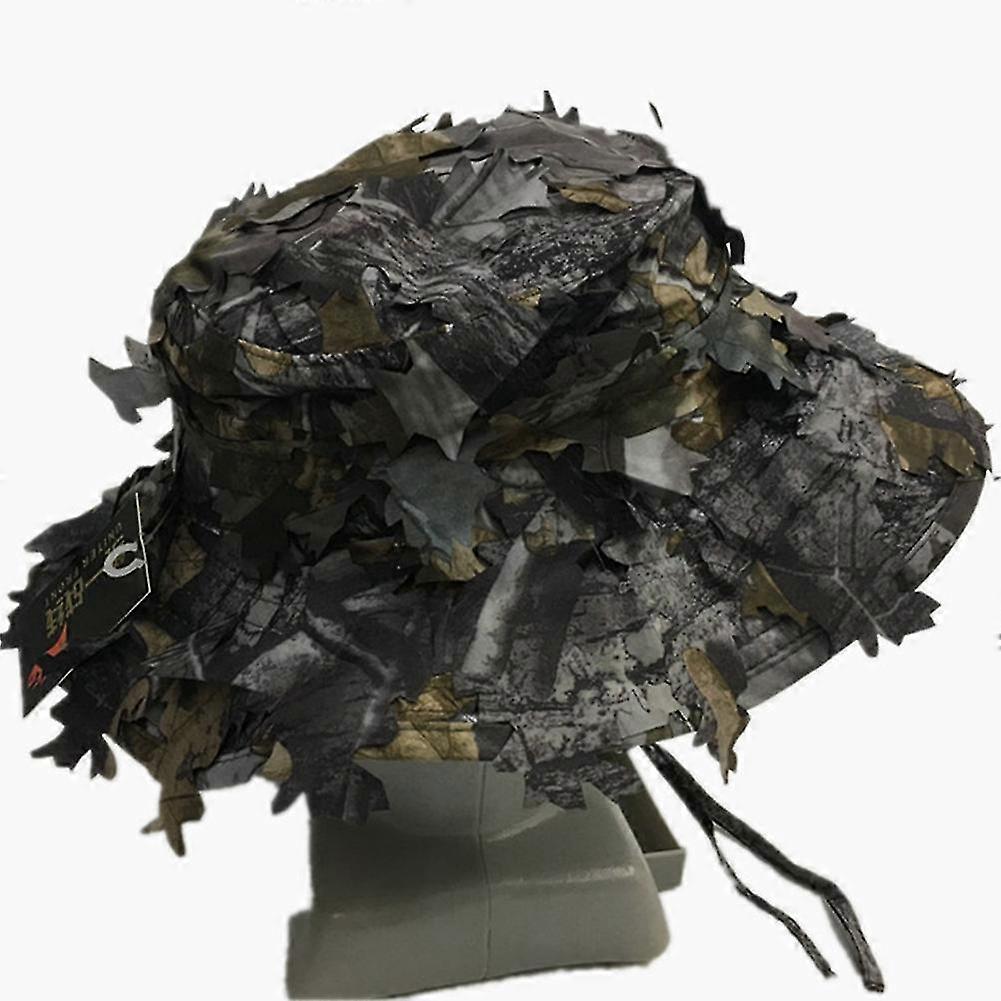 Camouflage Effect Polyester Casual Hunting Hat Flat Cap Tactical Sun Protection