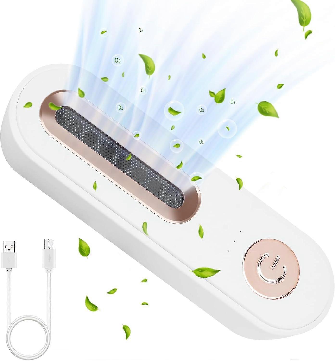 Refrigerator Deodorizer, Portable Rechargeable Refrigerator Freshener, Refrigerator Deodorizer, Beats Baking Soda and Bamboo Charcoal (A)