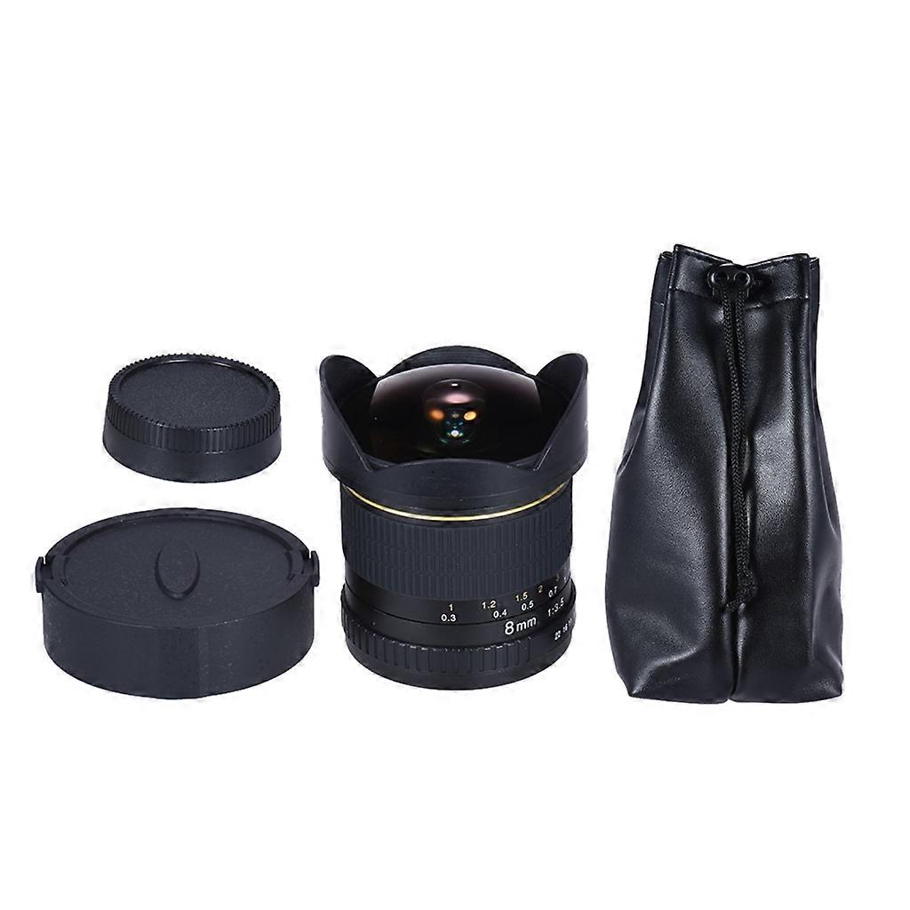  Super Weitwinkel Fisheye Objektiv MF-Objektiv 8mm F3.0-F22 für 550D 650D 750D 77D 80D