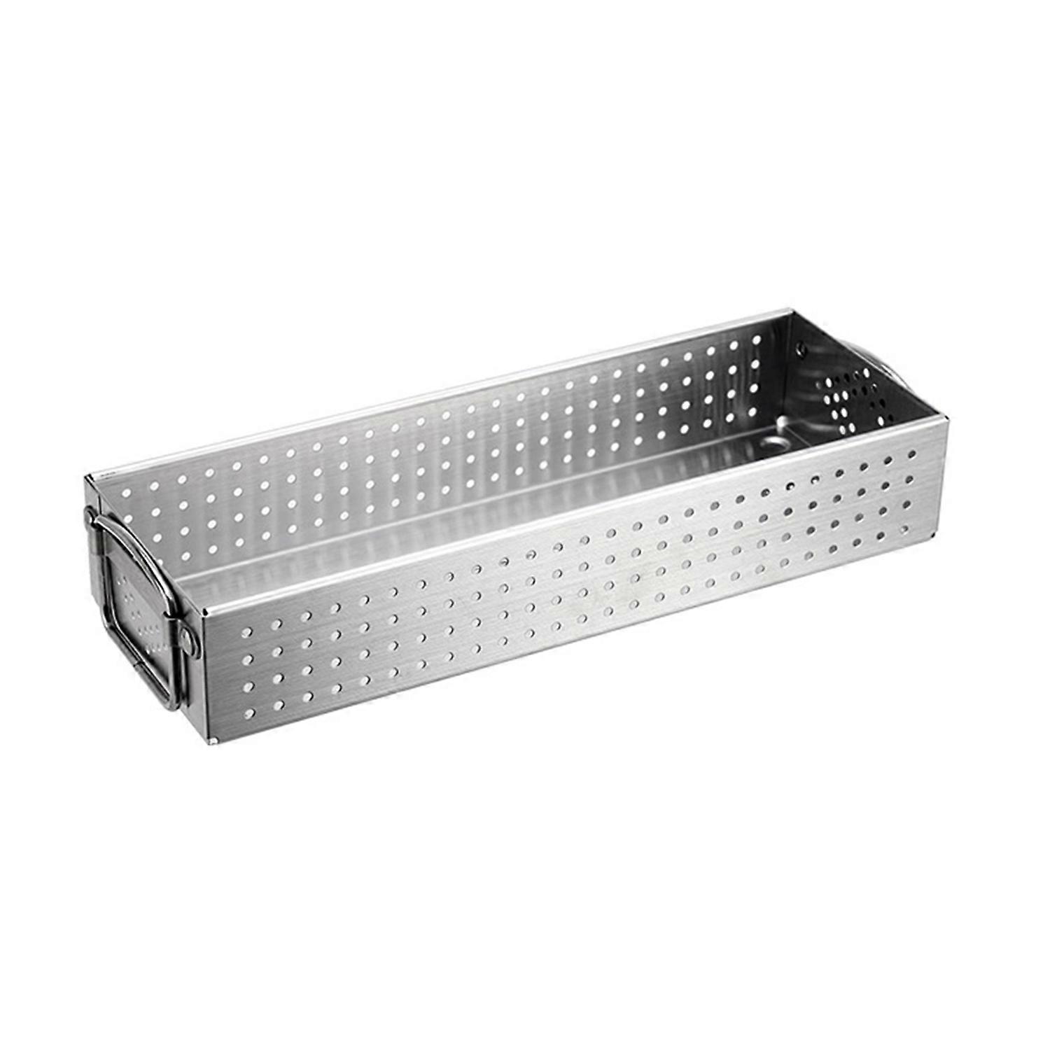 Metal Wire Storage Box Tableware Hollow Out Quick Drainage Chopsticks Spoon Fork Drain Case