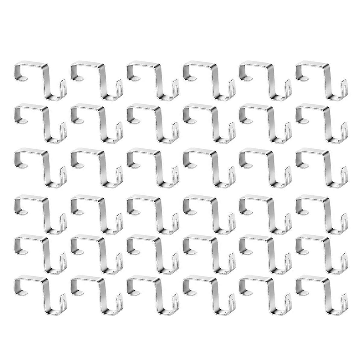 50 Pcs Light Gutter Hooks Gutter Hooks for Outdoor Lights Christmas Light Clips Weatherproof Gutter