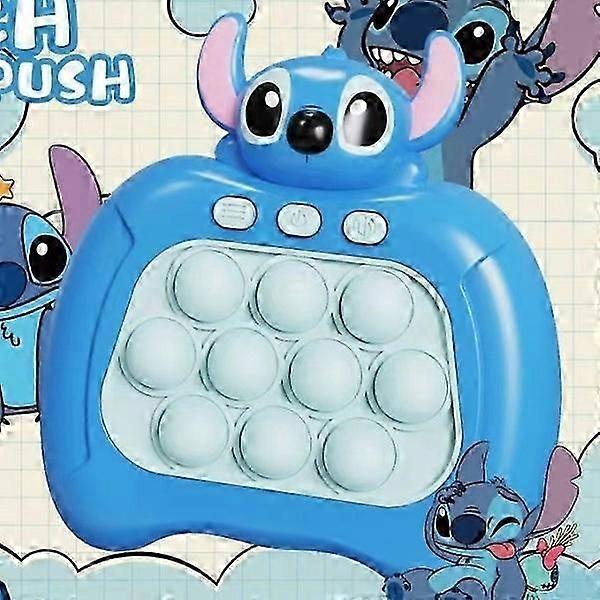 Stitch Pop It Pro Light Up Game, Quick Press Fidget Game For Kids And Adults, Wellngs