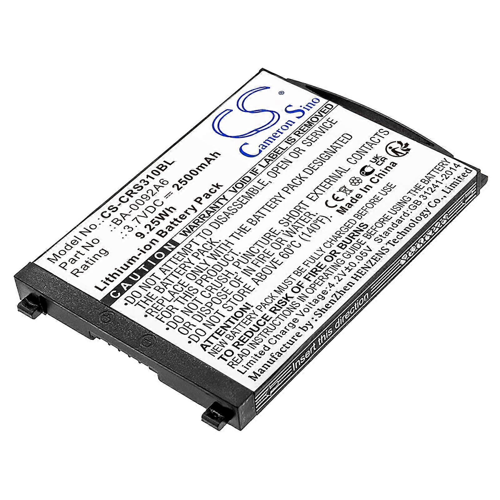 Battery for CipherLAB RS31 BA-0092A6 Barcode Scanner CS-CRS310BL 3.7v Li-ion
