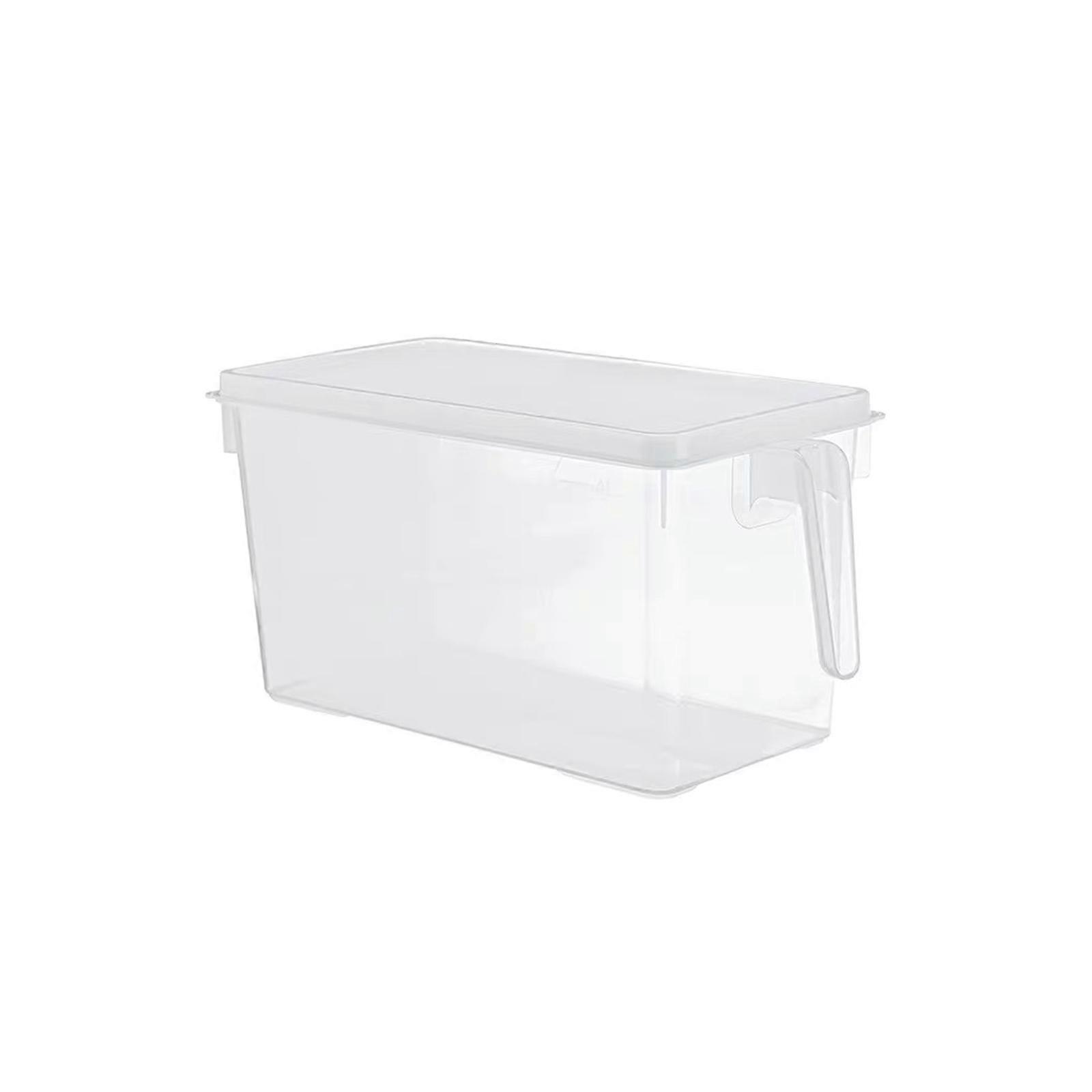 Transparent Refrigerator Storage Box with Scale 4.3L