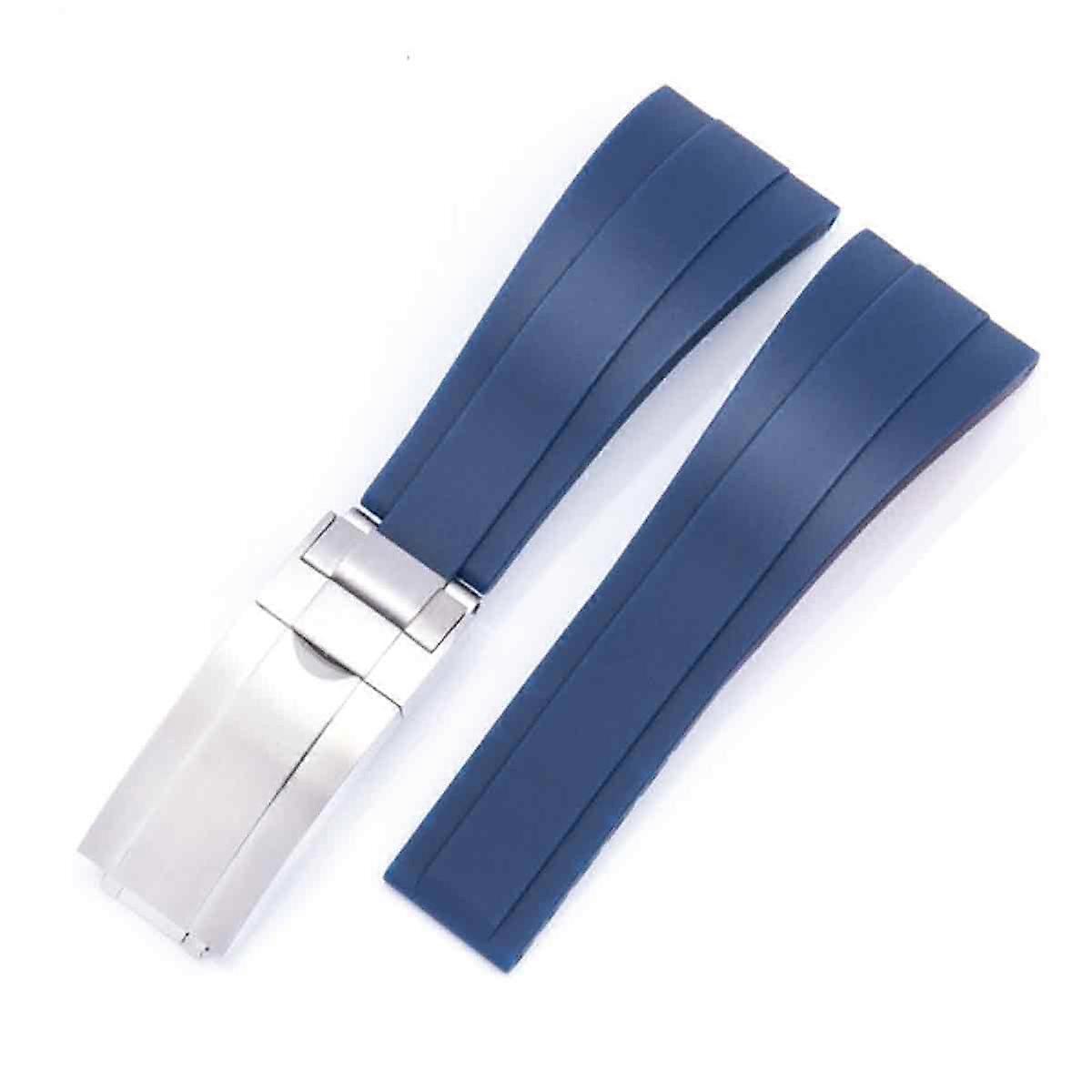Watch strap - blue without buckle (note requires watch buckle)
