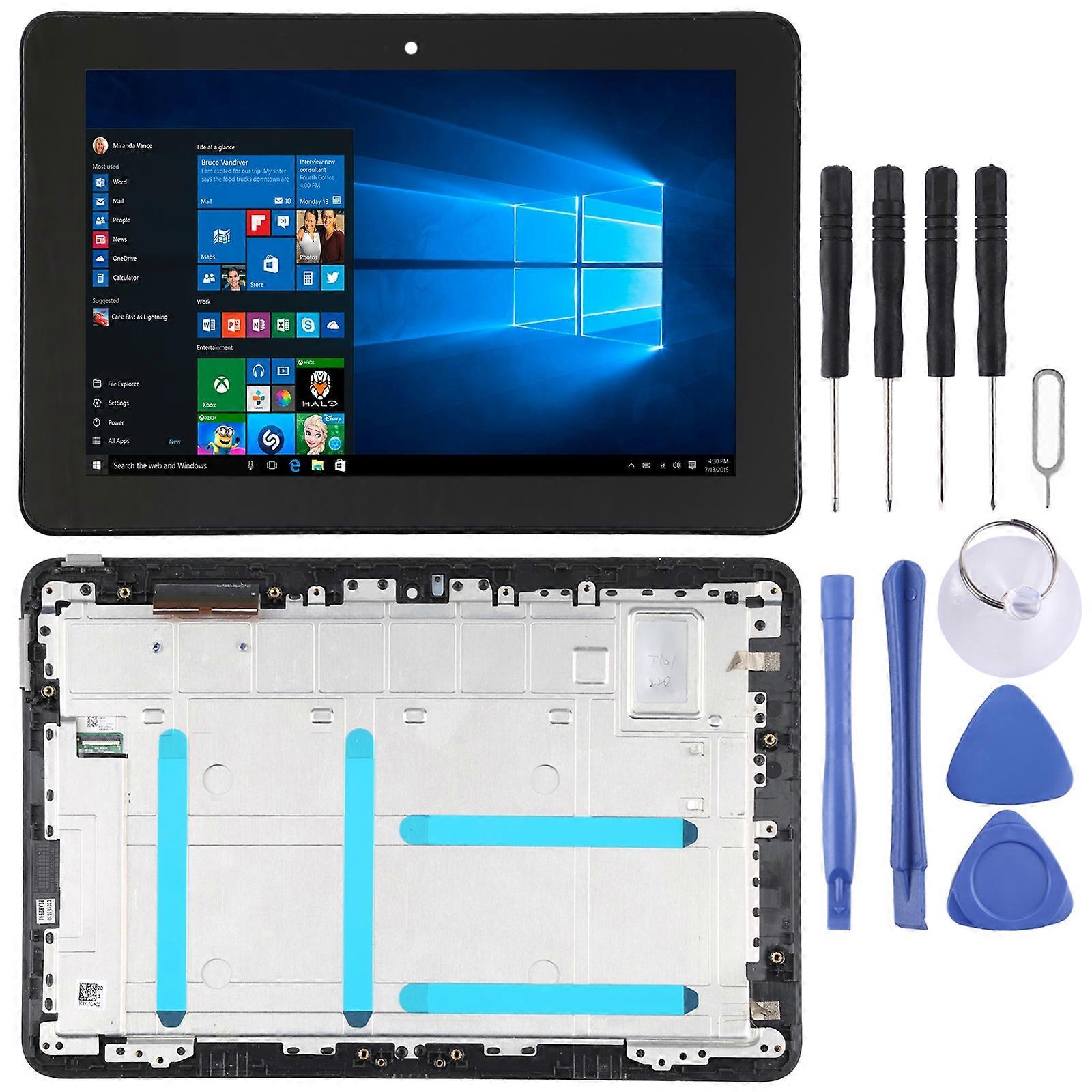 LCD Screen for Asus Transformer Book T101HA Digitizer Full Assembly with Frame(Black)