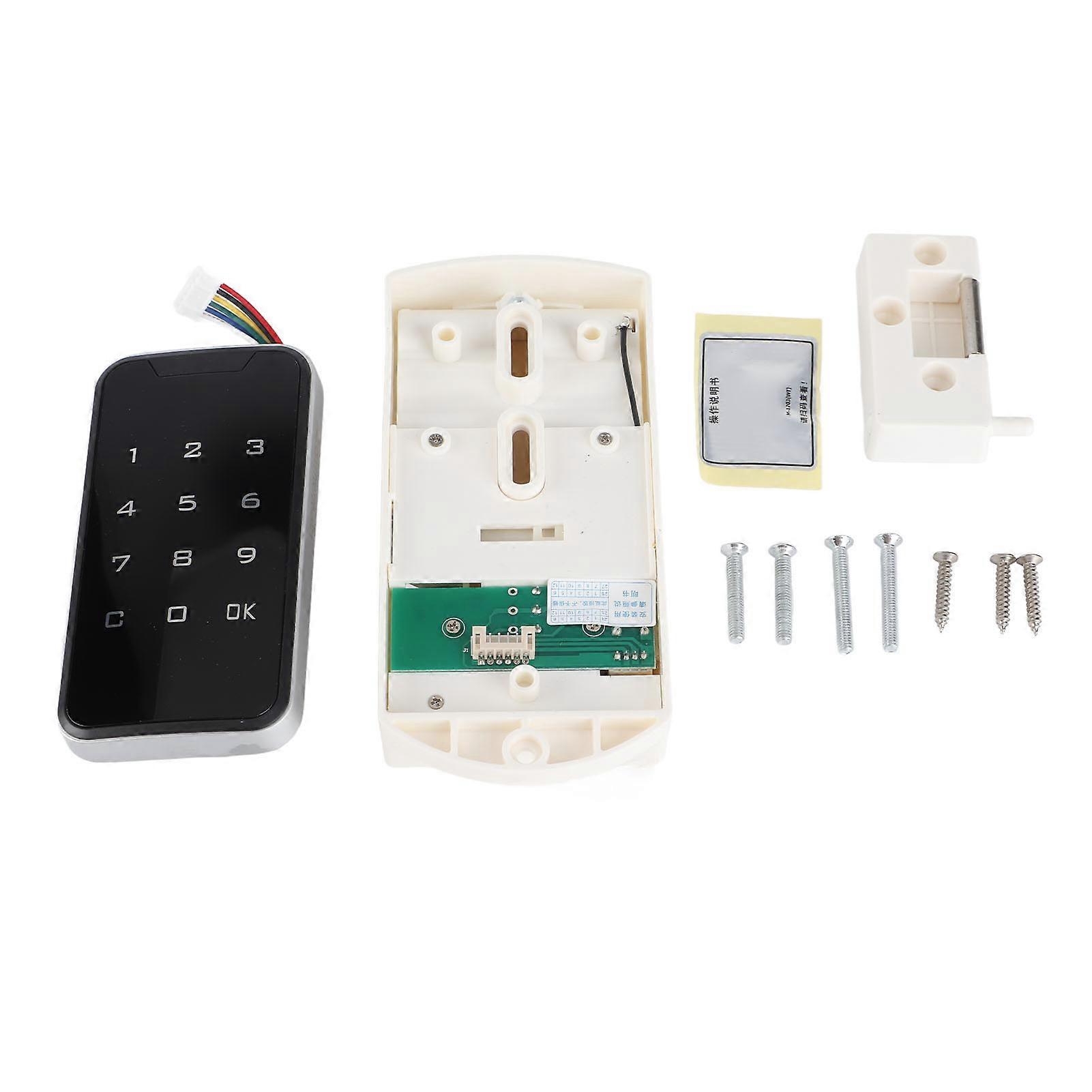 Intelligent Touch Screen Cabinet Lock - Keyless, Secure, Anti-Peeping, Long-Lasting