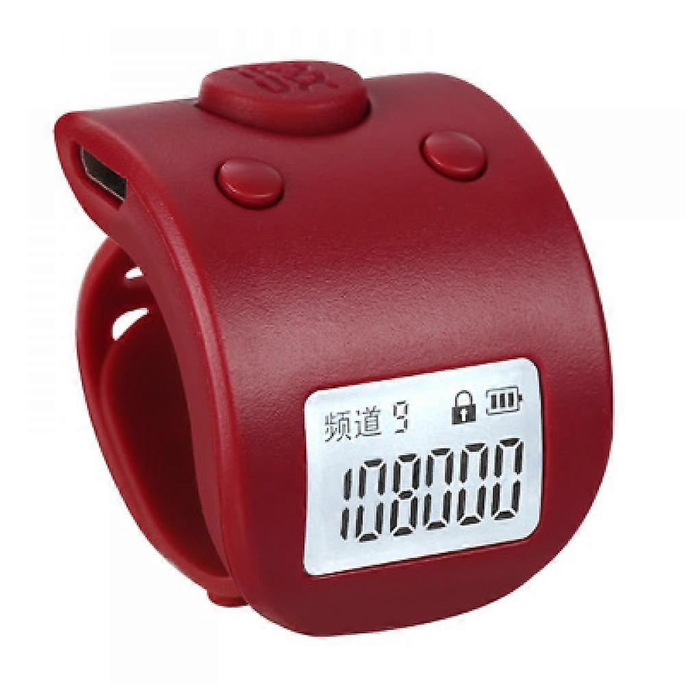 Mini Digital Lcd Electronic Finger Ring Hand Tally Counter 6 Digit Rechargeable Counters Clicker