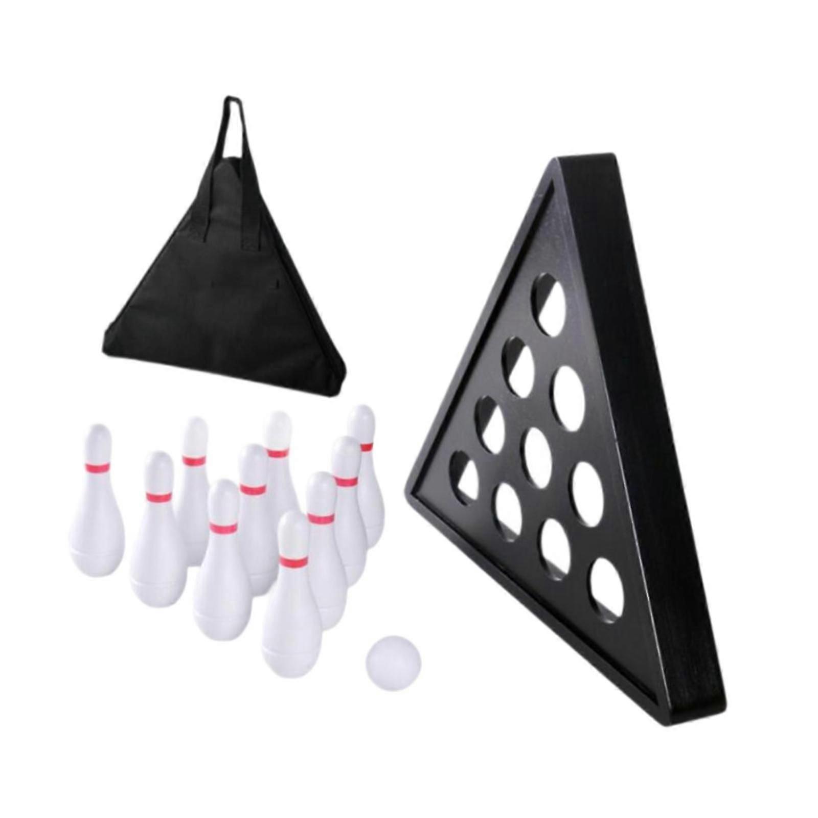 Tabletop Shuffleboard Bowling Pins Set for Parent Child Interaction Activity