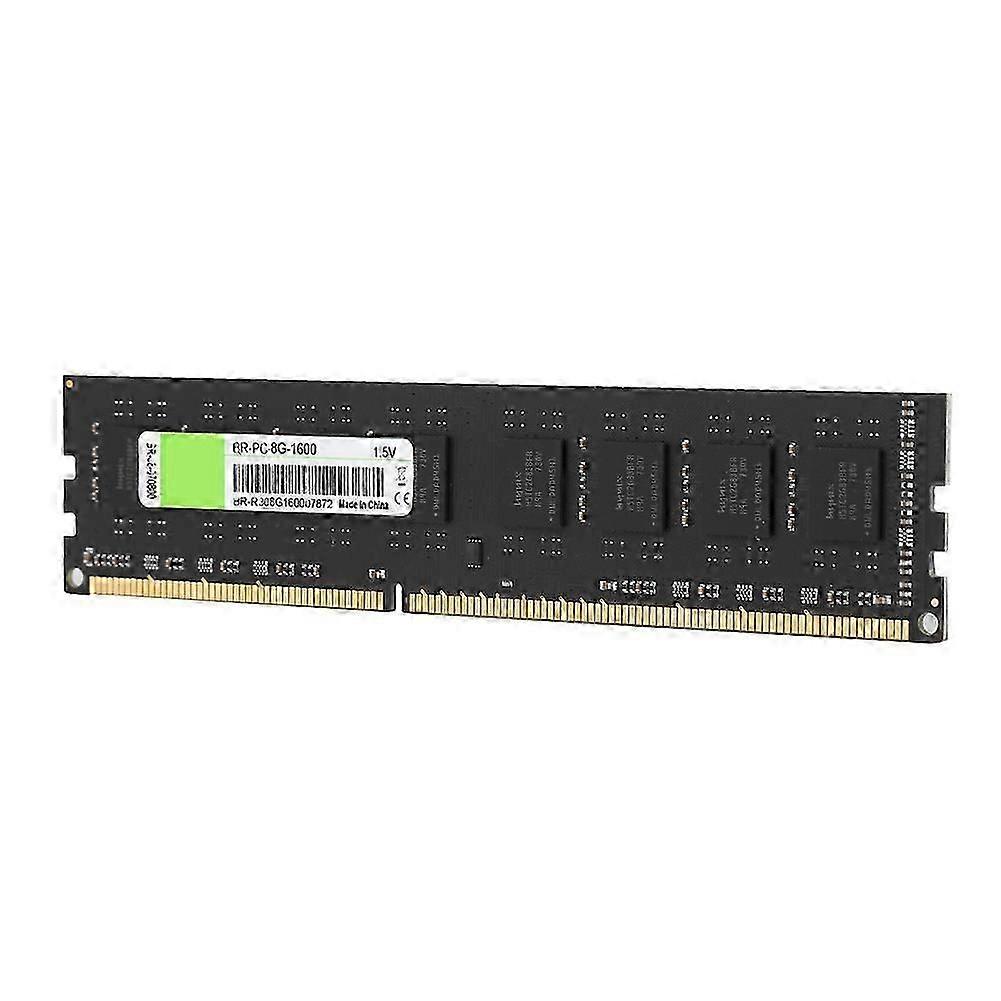 8g 1600mhz Ddr3 1.5v Pc12800 Desktop Computer Memory Ram Module Black Board