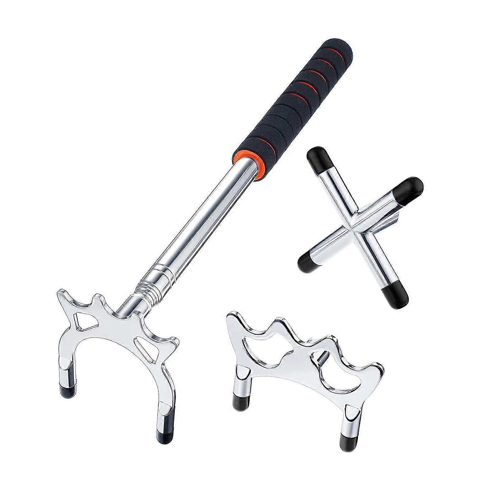 Retractable Billiards Cue Stick Bridge, Removable Head Accessory