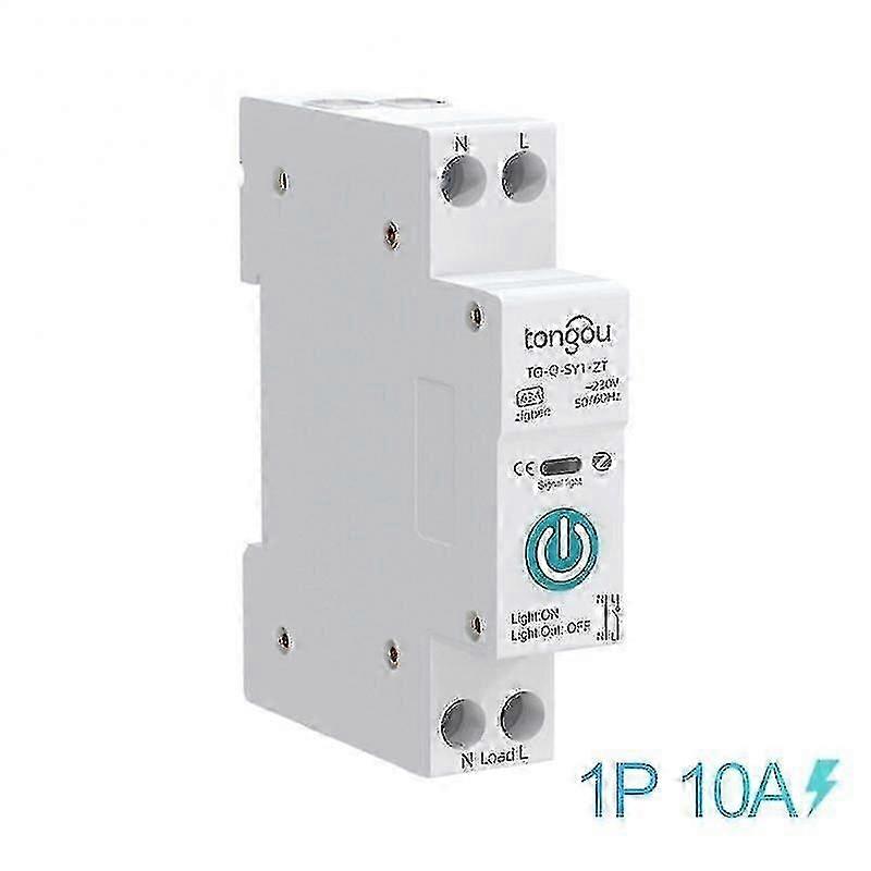 Tuya Zigbee Smart Interruttore Interruttore Automatico con Dosatore 1p 63A Guida DIN