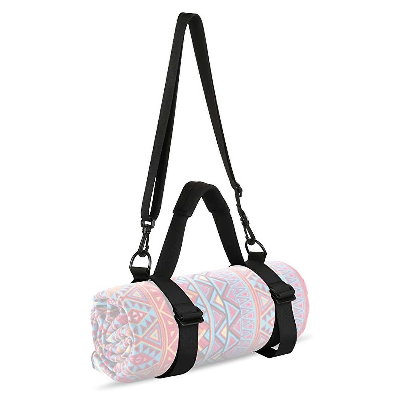 Yoga Mat Strap for Camping and Pilates - Adjustable Yoga Carrier Strap, Durable Material, Lightweight, Multi-Color Options