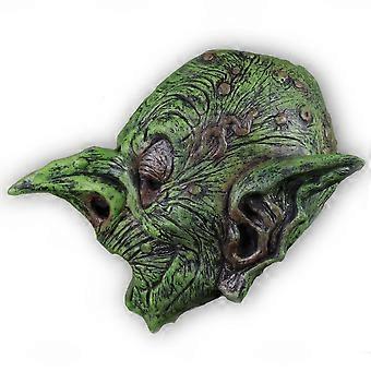 JUSCH Halloween party latex funny props Night King mask old man face mask witch headgear (wizard)
