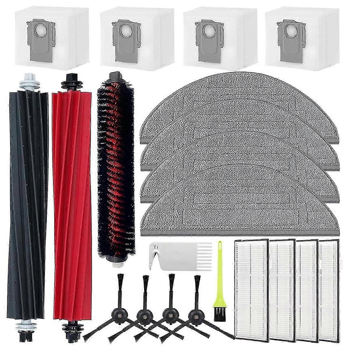 S8 Pro Ultra ロボット掃除機用 メインサイドブラシ HEPAフィルター モップクロス ダストバッグ アクセサリー S