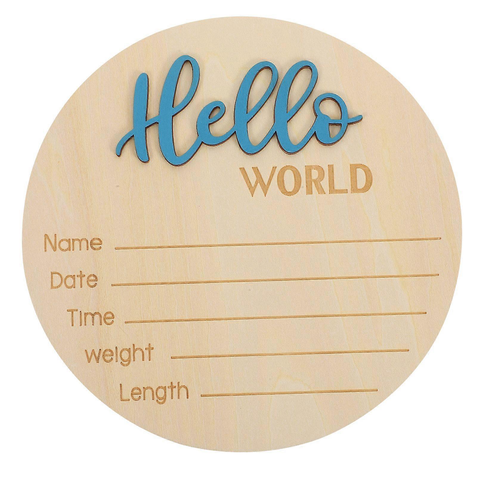 Signe de faire-part de naissance de bébé nouveau-né nom signe bébé photographie Prop en bois signe de faire-part de naissance