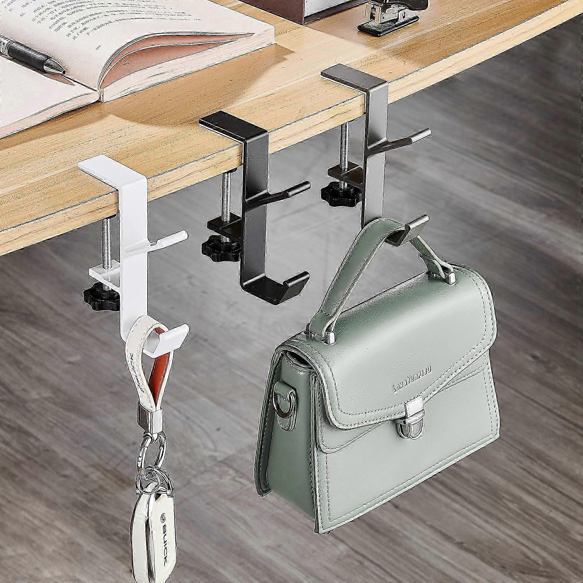 Garland and Stocking Mantel Holders with 2 Hooks, Mantel Hanger for Garland, 2 in 1 Mantel Garland and Stocking Hangers Heavy Duty, Fireplace Garland