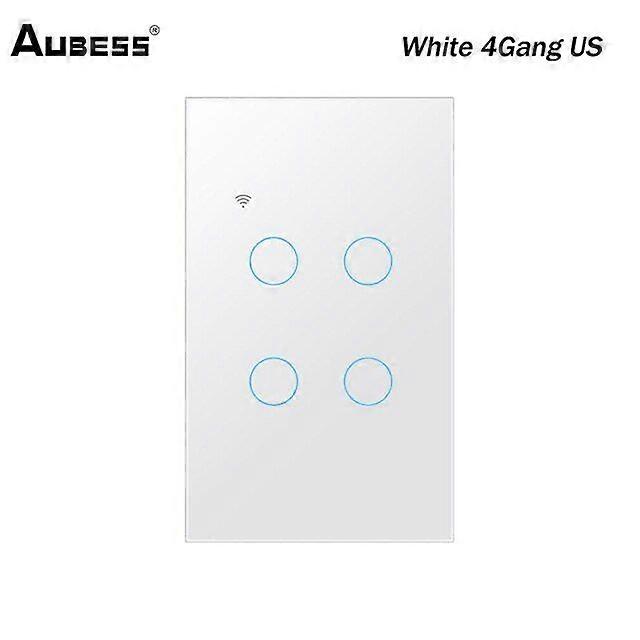 Aubess WiFi Smart Switch Neutral Wire Need Tuya EU/US Touch Sensor Switch