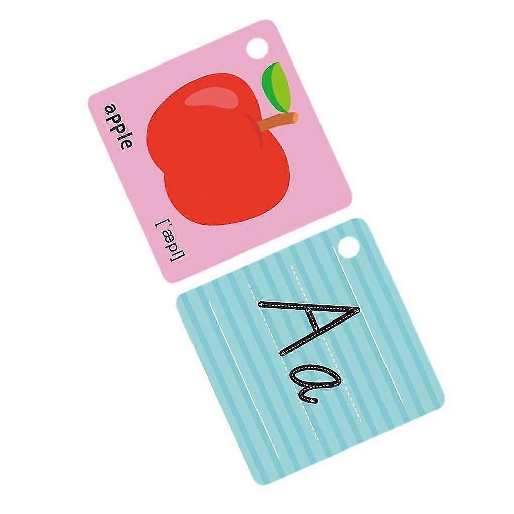 مجموعة بطاقات فلاش الأبجدية لعبة تعليمية محمولة أطفال أطفال