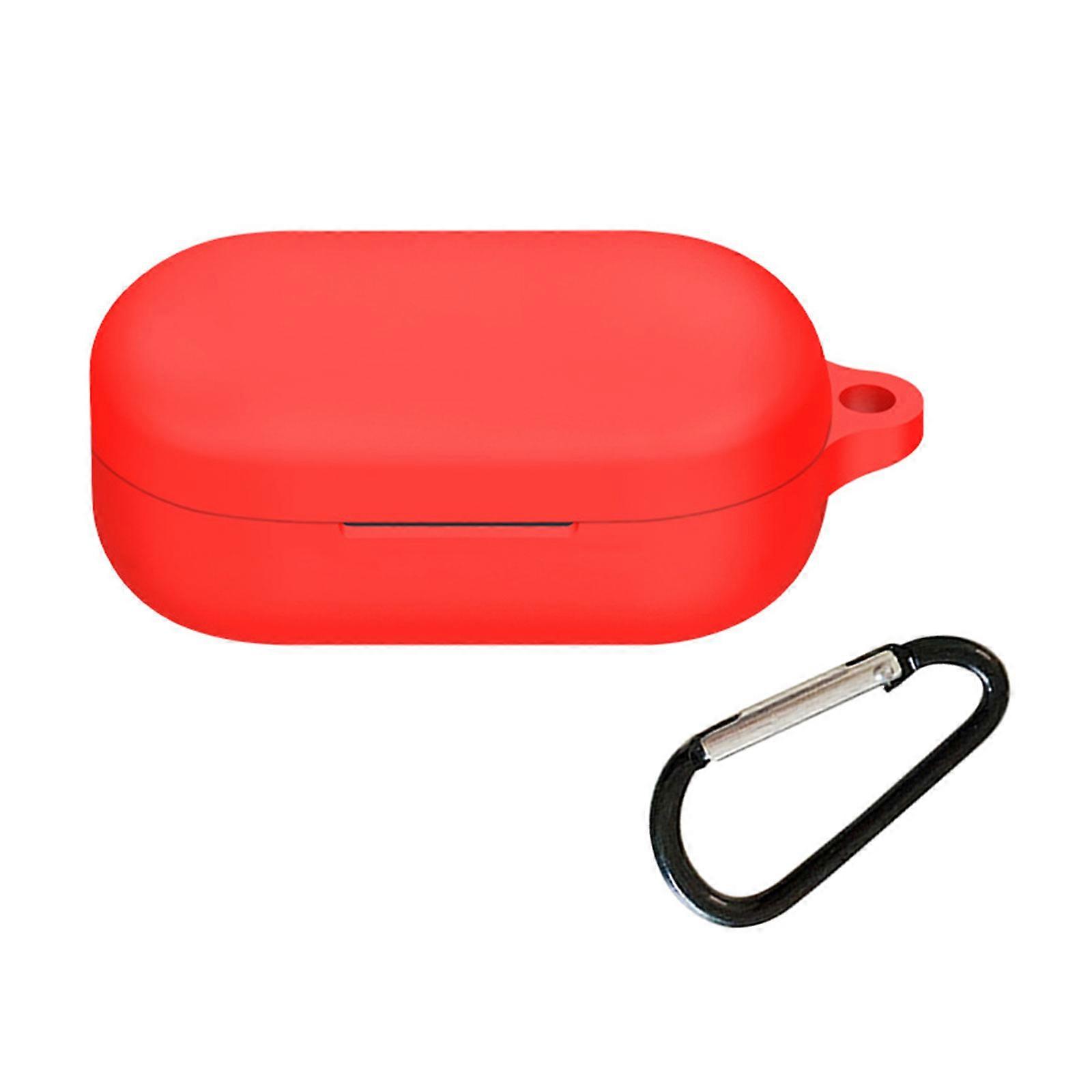 Practical Sleeve Scratch Resistant Sleeve Earphone Rubber Cover Convenient Soft Case Comfortable Soft Case for Buds V  Red