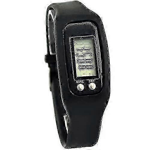 Pedometer Watch With Lcd Display, Simple Operation Walking Fitness Tracker Wrist, Simple Walking Fitness Pedometer Watchp