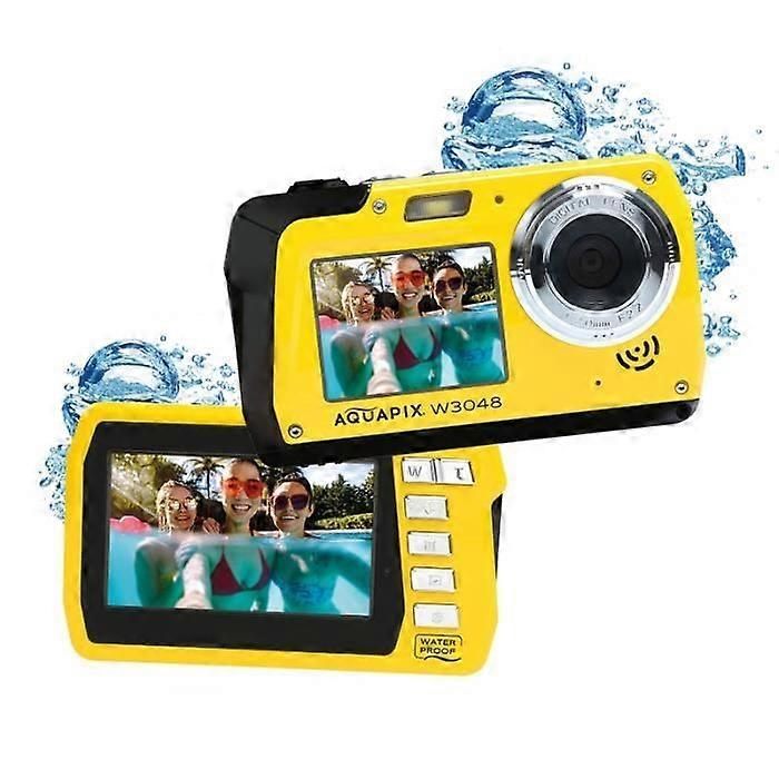 Unterwasser-Digitalkamera - EASYPIX - W3048 - 13MP - Wasserdicht bis zu 3m - Dual-Screen