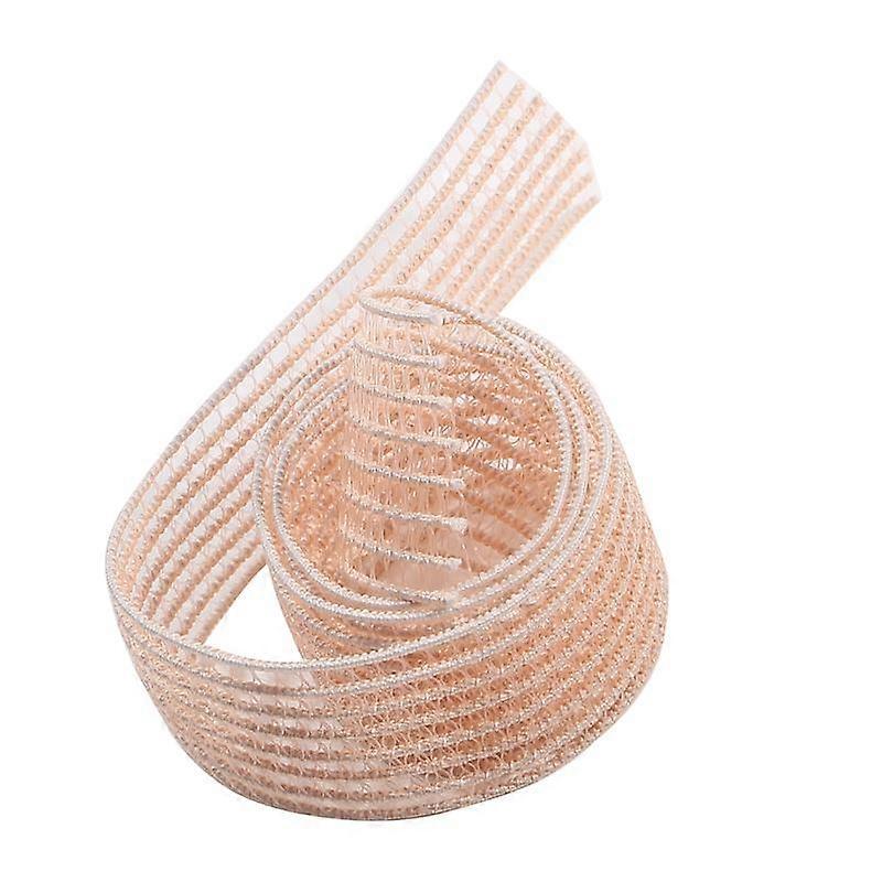 Women Ballet Toe Reinforced Elastic Roll Ribbon Pointe Dance Shoes Invisible Strap
