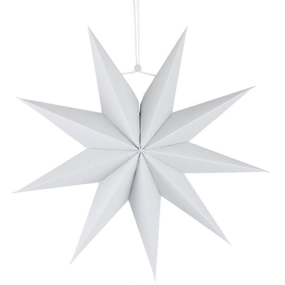 Star Paper Hanging Decoration 30cm Nine-pointed for Kids Room Party Classroom