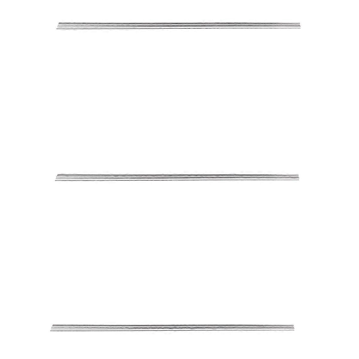 15 قطعة 500 مم × 2 مم الفولاذ المقاوم للصدأ الحركة المحور دائري جولة قضيب بار