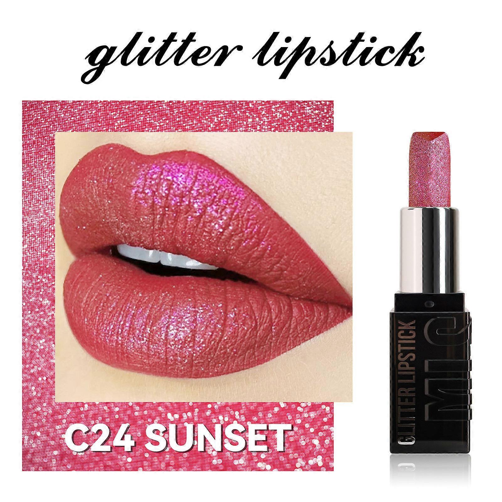 Flash Lipstick Is Easy To Apply And Not Easy To Stick To The Cup. Metallics Diamond Lipstick 4g