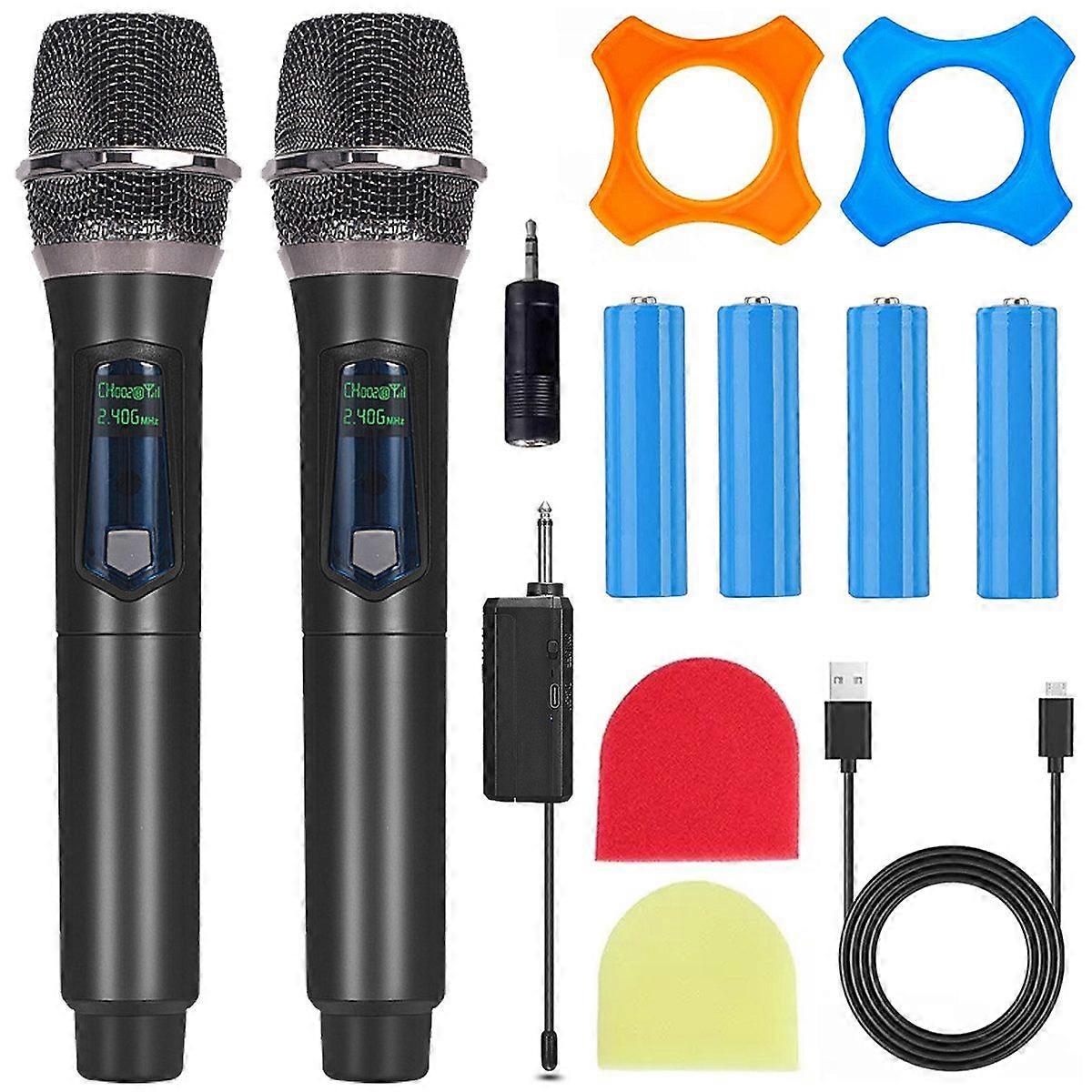 Microphone Professional wireless handheld microphone Interference-free use for clear sound quality