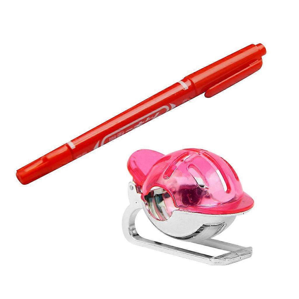 Golf Ball Liner Marker Line Drawing Alignment Tool Pink