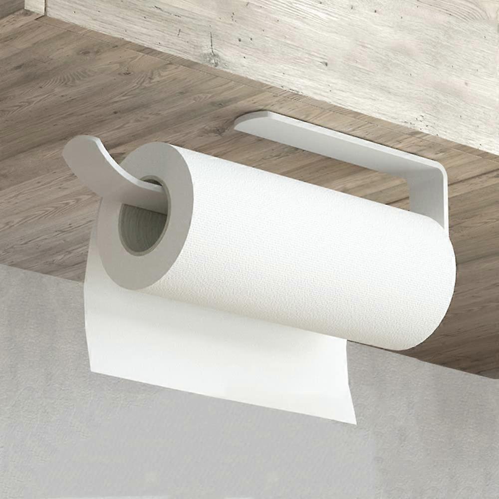 Kitchen Roll Holder Without Drilling, Kitchen Roll Holder, Wall Mounted, Aluminum Roll Holder (28cm Width)
