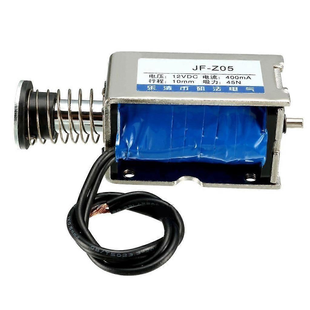 10mm Strokes 5N Force Push Pull Type Frame Linear Solenoid Electromagnet