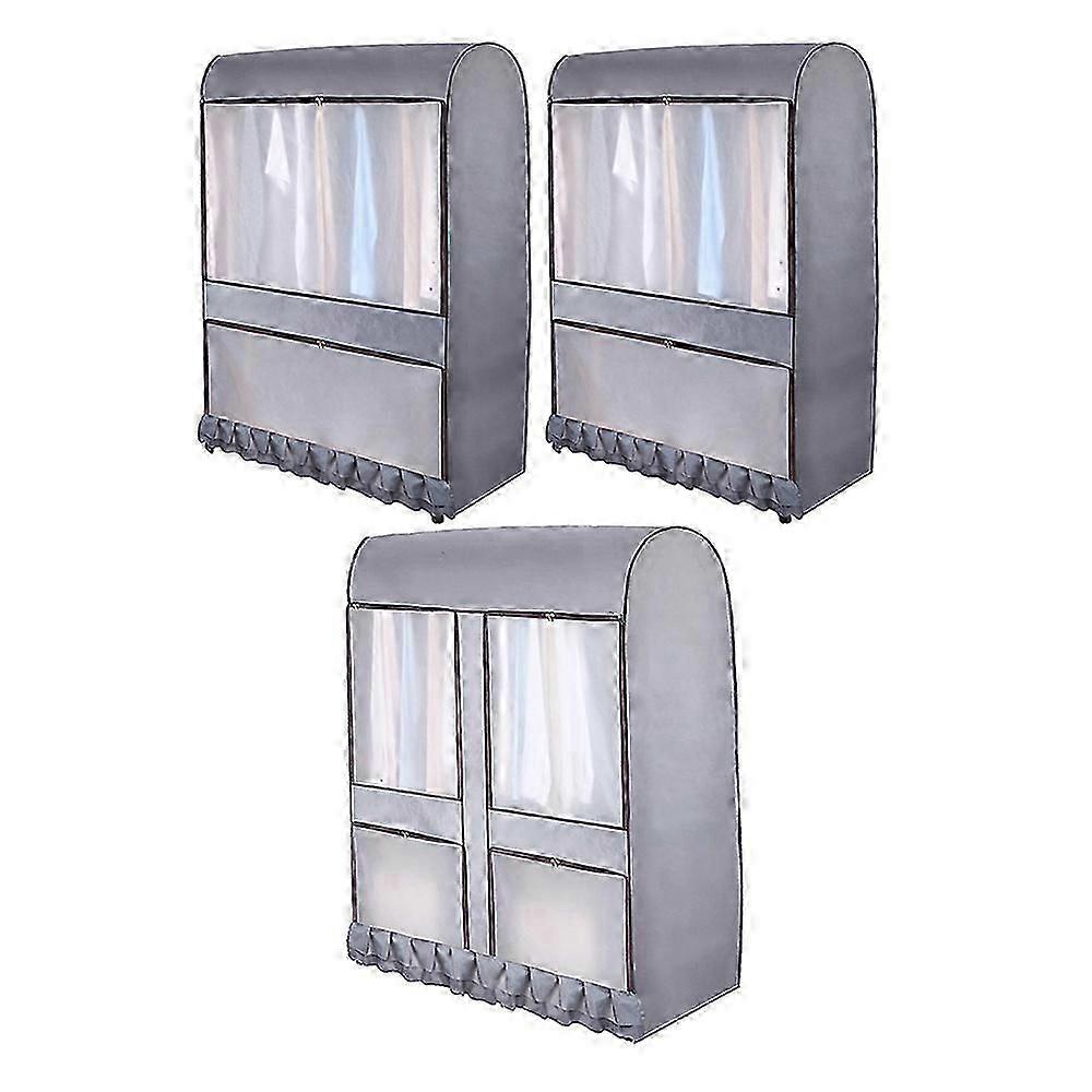 Clear Wardrobe Dust Cover Clothes Cover Clothing Rack Dust Cover Waterproof Hanging Garment Suit