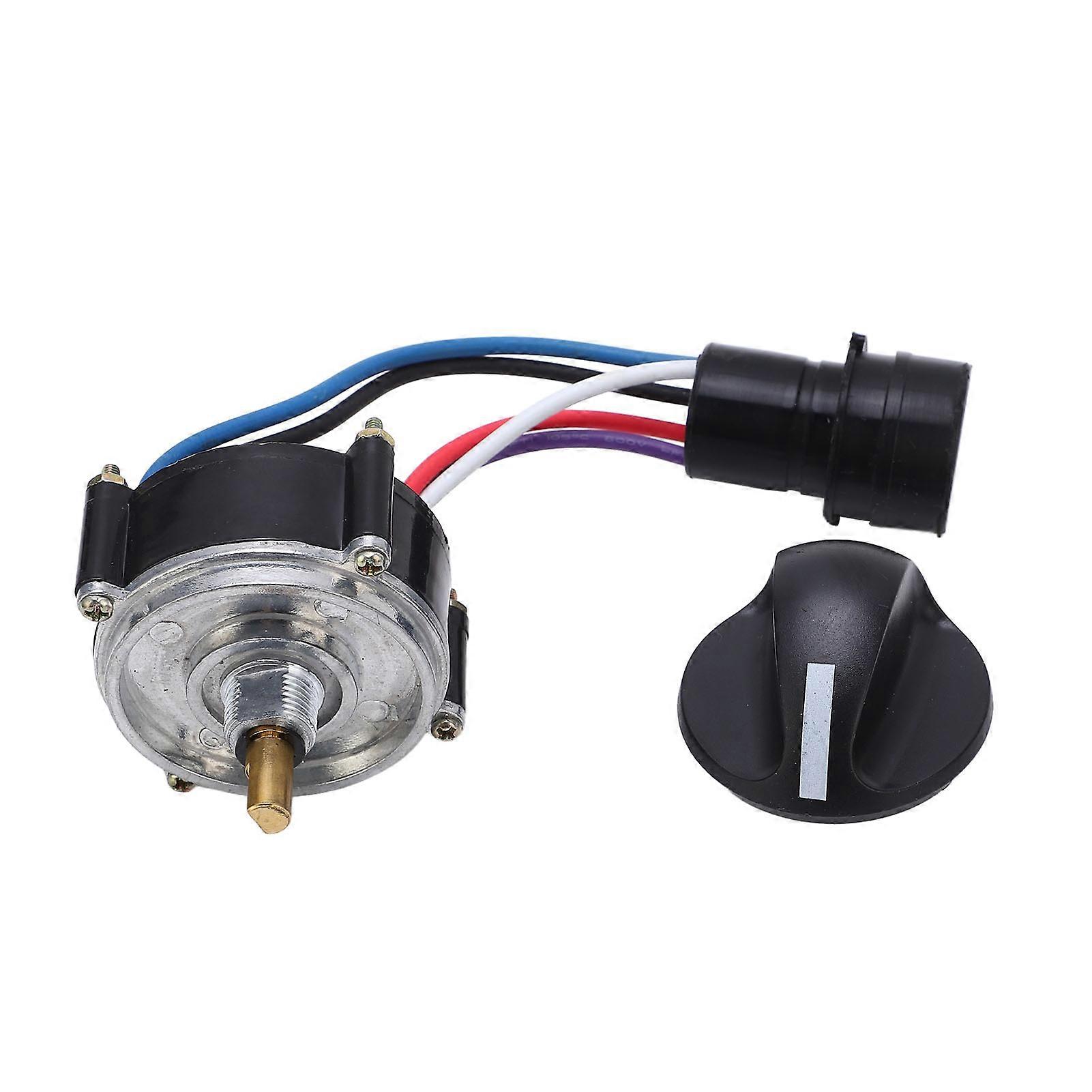 Throttle Motor Knob with Handle 106‑0107 Rotary Knob Replacement for Caterpillar Excavator