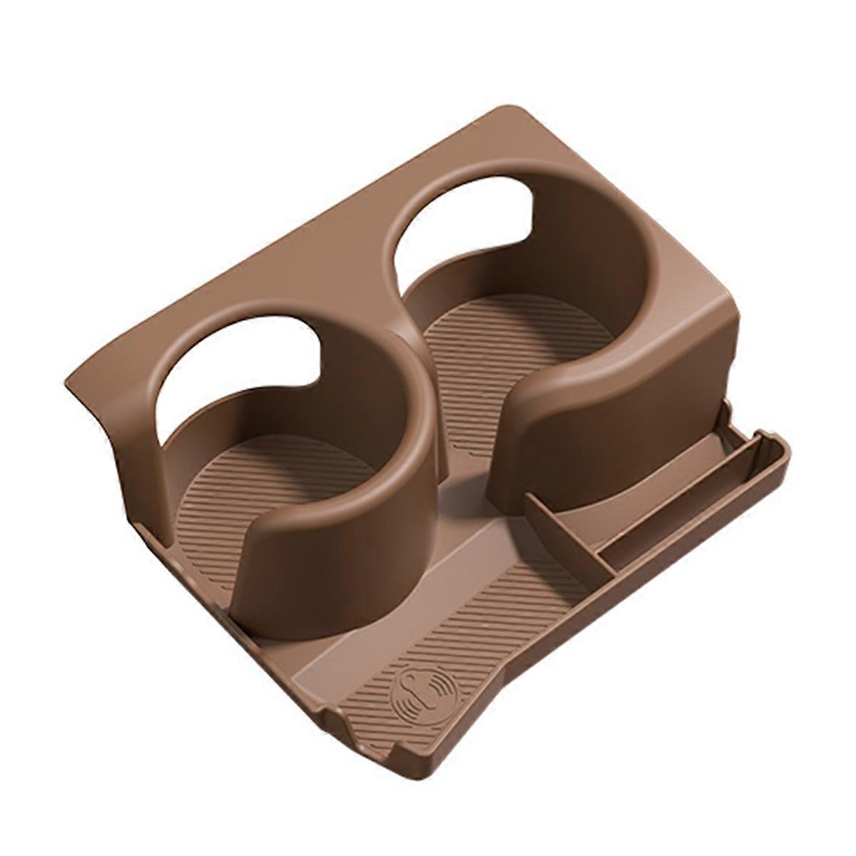 Car Central Console Water Cup Holder for Brown