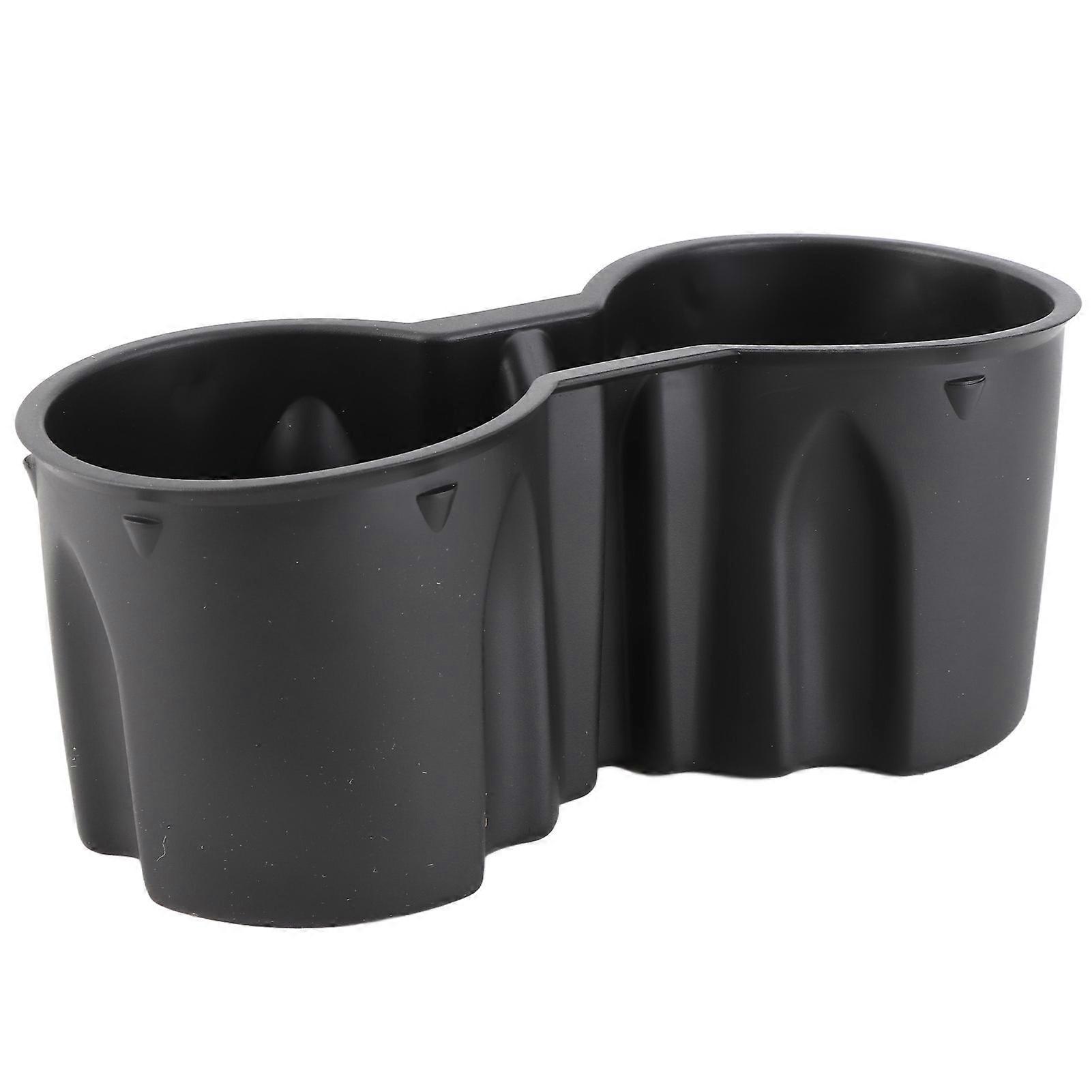 Cup Holder Insert Rubber Black Center Console Cup Tray Non Slip Coasters