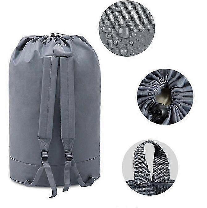Laundry Bag Backpack with Adjustable Shoulder Straps and Drawstring Edition