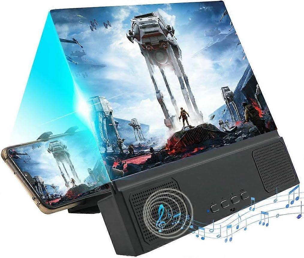 Screen Amplifier, Bluetooth Speaker, Foldable Design